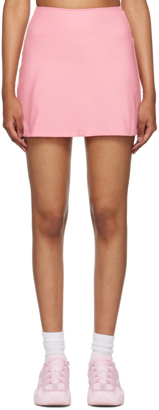 Photo: Girlfriend Collective Pink High-Rise Skort