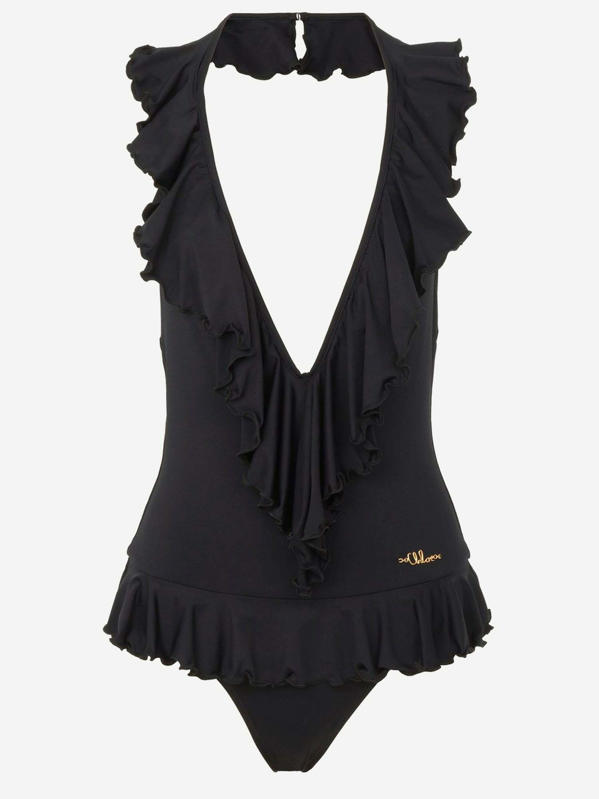 Chloé Swimsuit With V-neck And Ruffle
