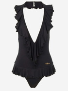 Chloé Swimsuit With V-neck And Ruffle