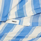 Tekla Fabrics Double Duvet in Blue Mattress Stripe