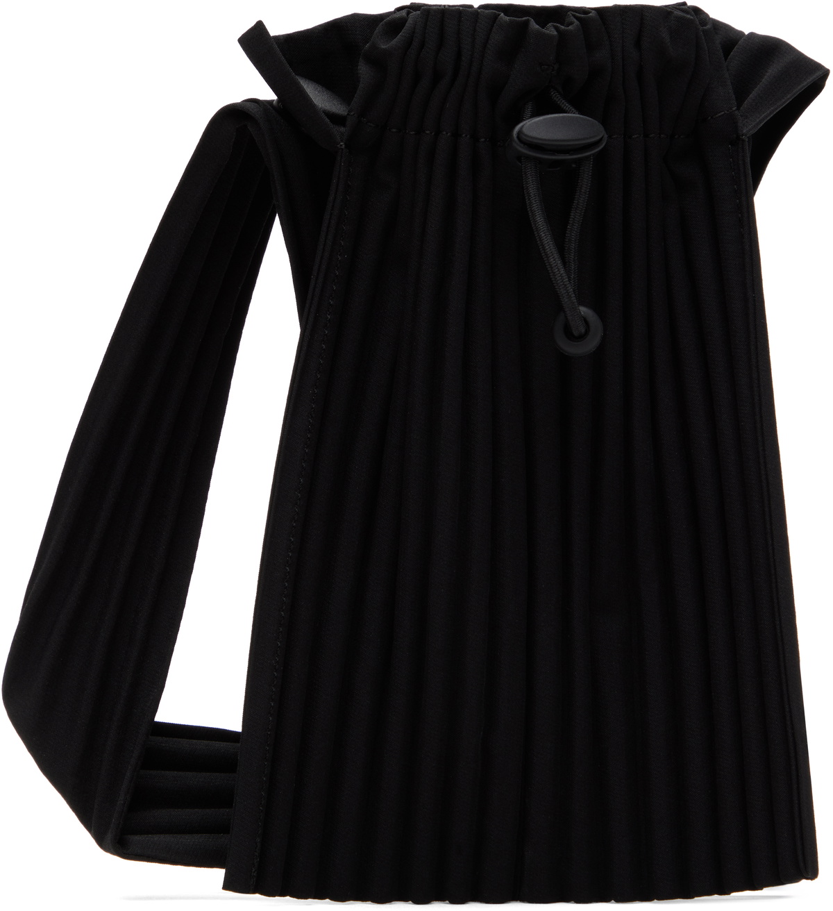 Homme Plisse Issey Miyake Pleats Flat Bag in Black | FWRD