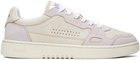 Axel Arigato Beige & Purple Dice Lo Sneakers