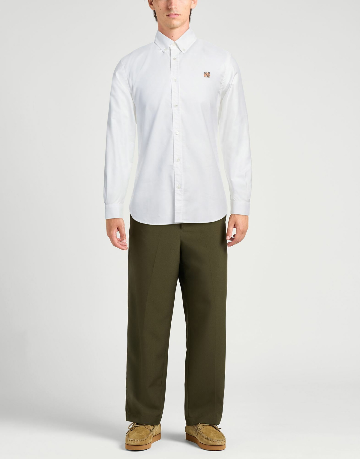 Maison Kitsuné Mens Shirt in White