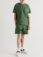 Abc. 123. - Webbing-Trimmed Cotton-Jersey T-Shirt - Green