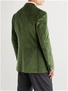 GIULIVA HERITAGE - Alfonso Prince of Wales Checked Virgin Wool Blazer - Green