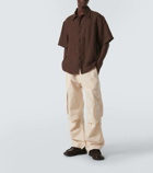 Jacquemus Le Cargo cotton and linen cargo pants