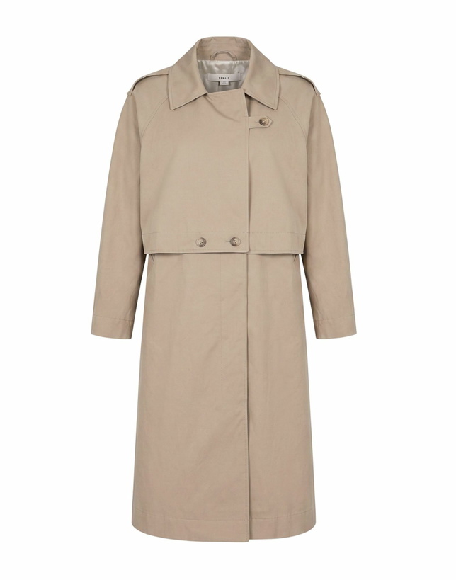 Photo: Remain Birger Christensen Womens Overcoat & Trench Coat in Beige
