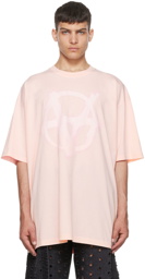 VETEMENTS Pink 'Double Anarchy' T-Shirt