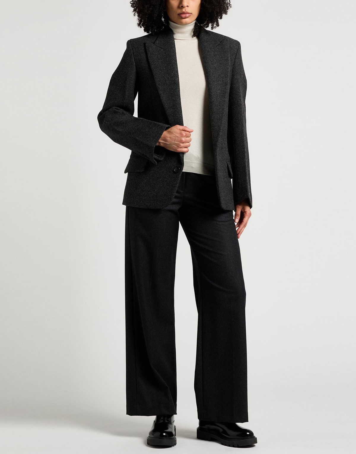 Victoria Beckham Womens Blazer Charcoal