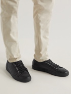 Brioni - Full-Grain Leather Sneakers - Black