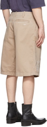 Acne Studios Beige Cotton Shorts