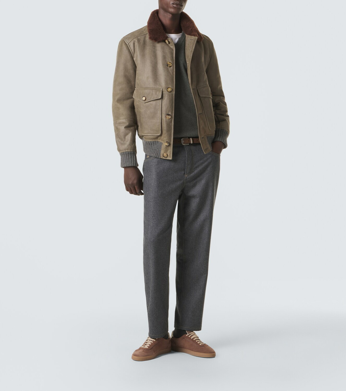 Brunello Cucinelli Virgin wool straight pants