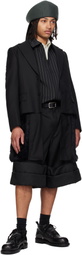 Comme des Garçons Homme Plus Black KIDS LOVE GAITE Edition Leather Derbys