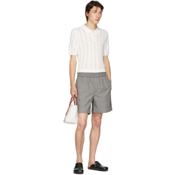 Linder Grey Plaid Bennett Shorts