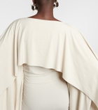 Acne Studios Draped jersey gown