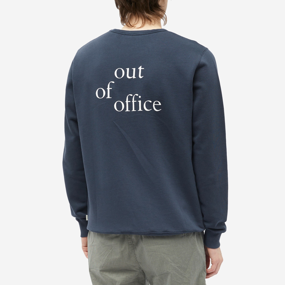 Foret Men's Gaia Crew Sweat in Navy
