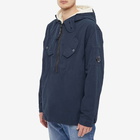 C.P. Company Men's Quarter Zip Anorak in Total Eclipse