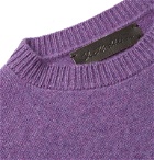 The Elder Statesman - Cashmere Sweater - Purple