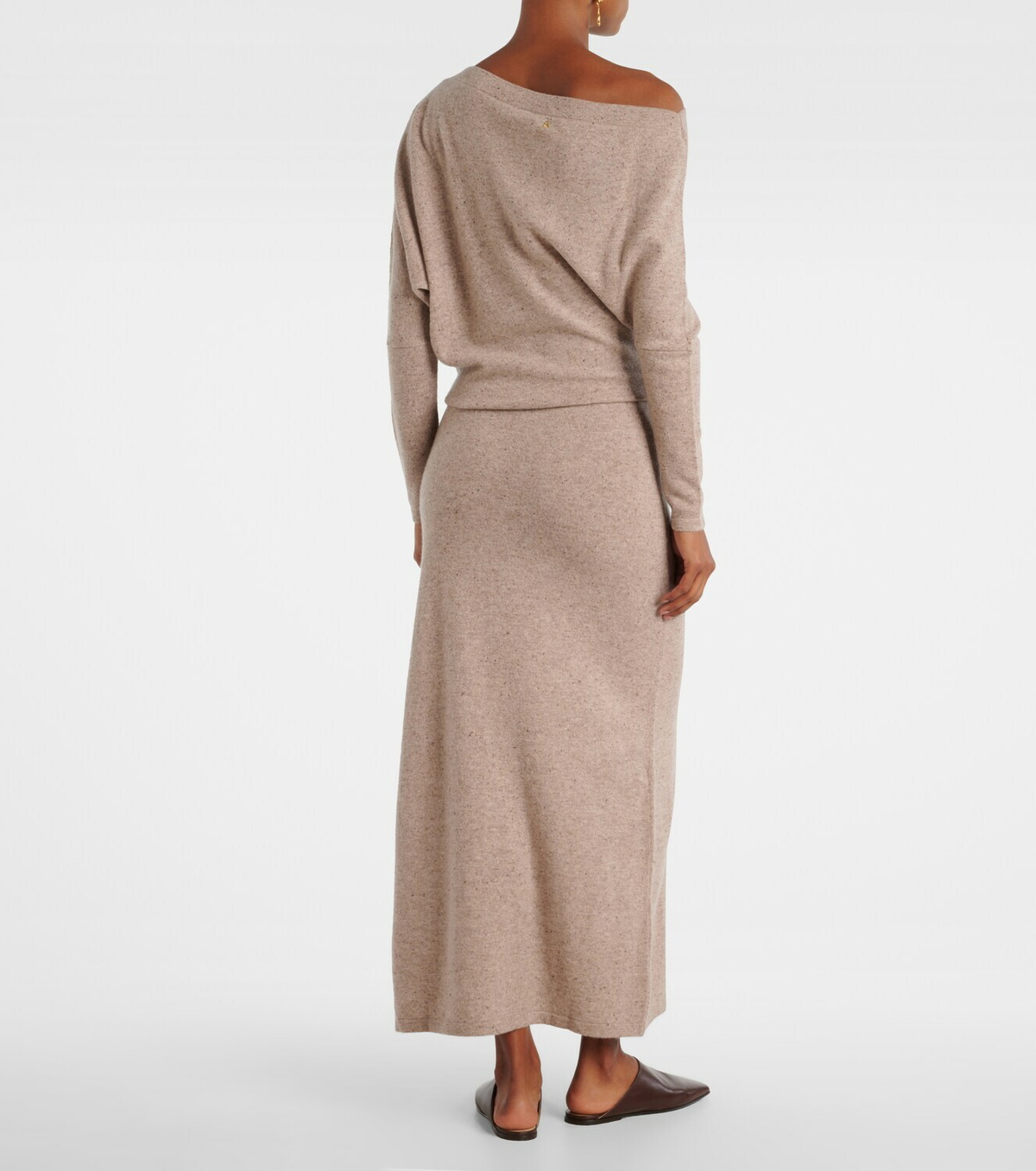 Altuzarra Kasos draped cashmere maxi dress