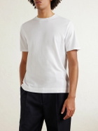 FEDELI - Organic Cotton-Jersey T-Shirt - White