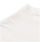 Velva Sheen - Printed Slub Cotton-Jersey T-Shirt - Men - Cream