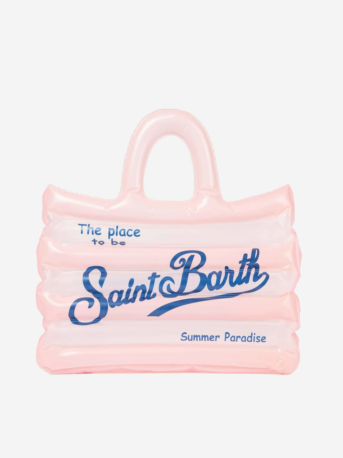MC2 Saint Barth Vanity White And Pink Inflatable Shoulder Bag