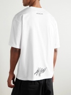 Moncler Genius - A$AP Rocky Logo-Appliquéd Cotton-Jersey T-Shirt - White