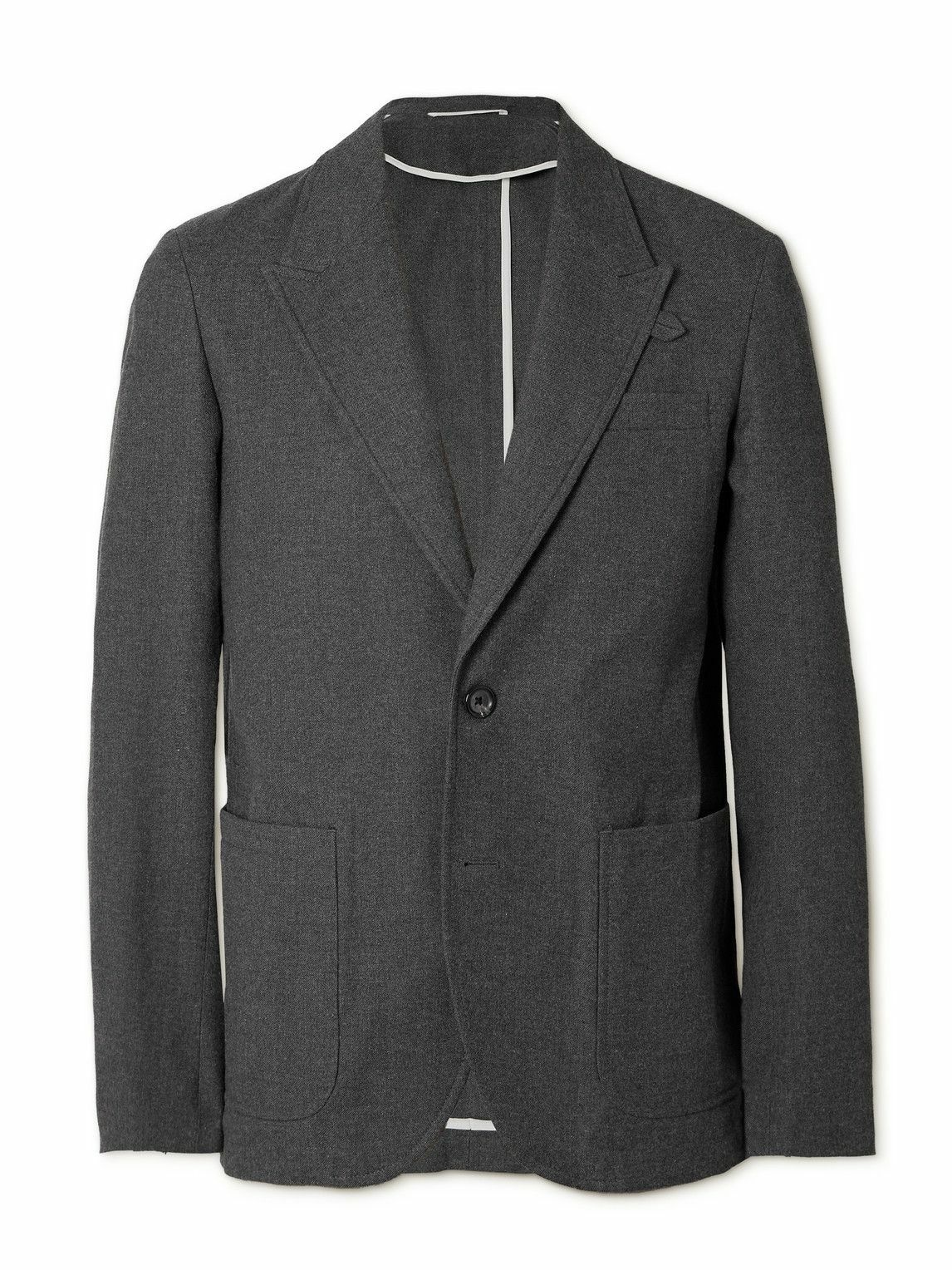 Oliver Spencer - Mansfield Cotton and Wool-Blend Suit Jacket - Gray ...