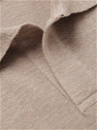 Ralph Lauren Purple label - Cotton-Blend Piqué Polo Shirt - Neutrals