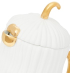 L'Objet - Haas Djuna Porcelain and Gold-Plated Carafe - White