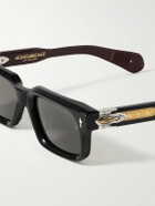 Jacques Marie Mage - Last Frontier VI Belvedere Rectangular-Frame Acetate, Metal and Turquoise Sunglasses