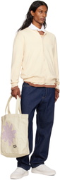 Maison Kitsuné Off-White Daisy Flower Tote