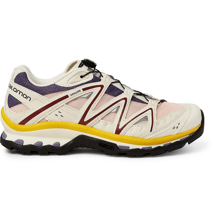 Photo: Salomon - XT-QUEST ADV Rubber and Mesh Running Sneakers - White