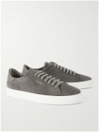 Axel Arigato - Clean 90 Leather-Trimmed Suede Sneakers - Gray