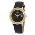 Bulova Rat Pack Automatic Black Dial Mens Watch 96B406