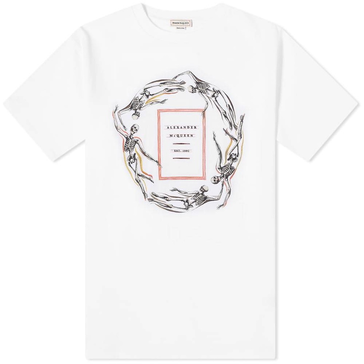 Photo: Alexander McQueen Skeleton Patch Logo Tee