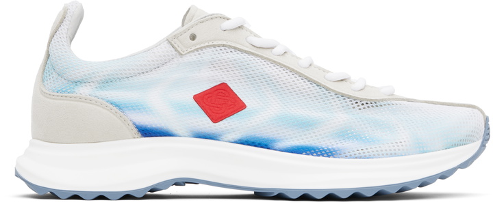 Photo: Casablanca Blue Stade Sneakers