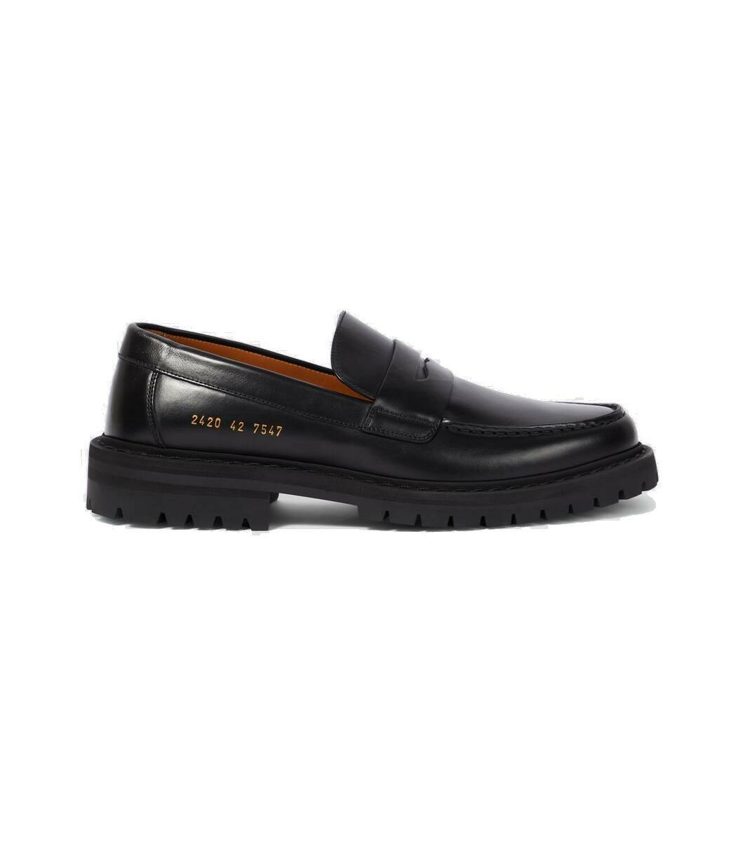 Photo: Common Projects Leather loafers