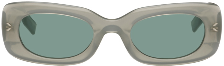 Photo: MCQ Green Oval Sunglasses