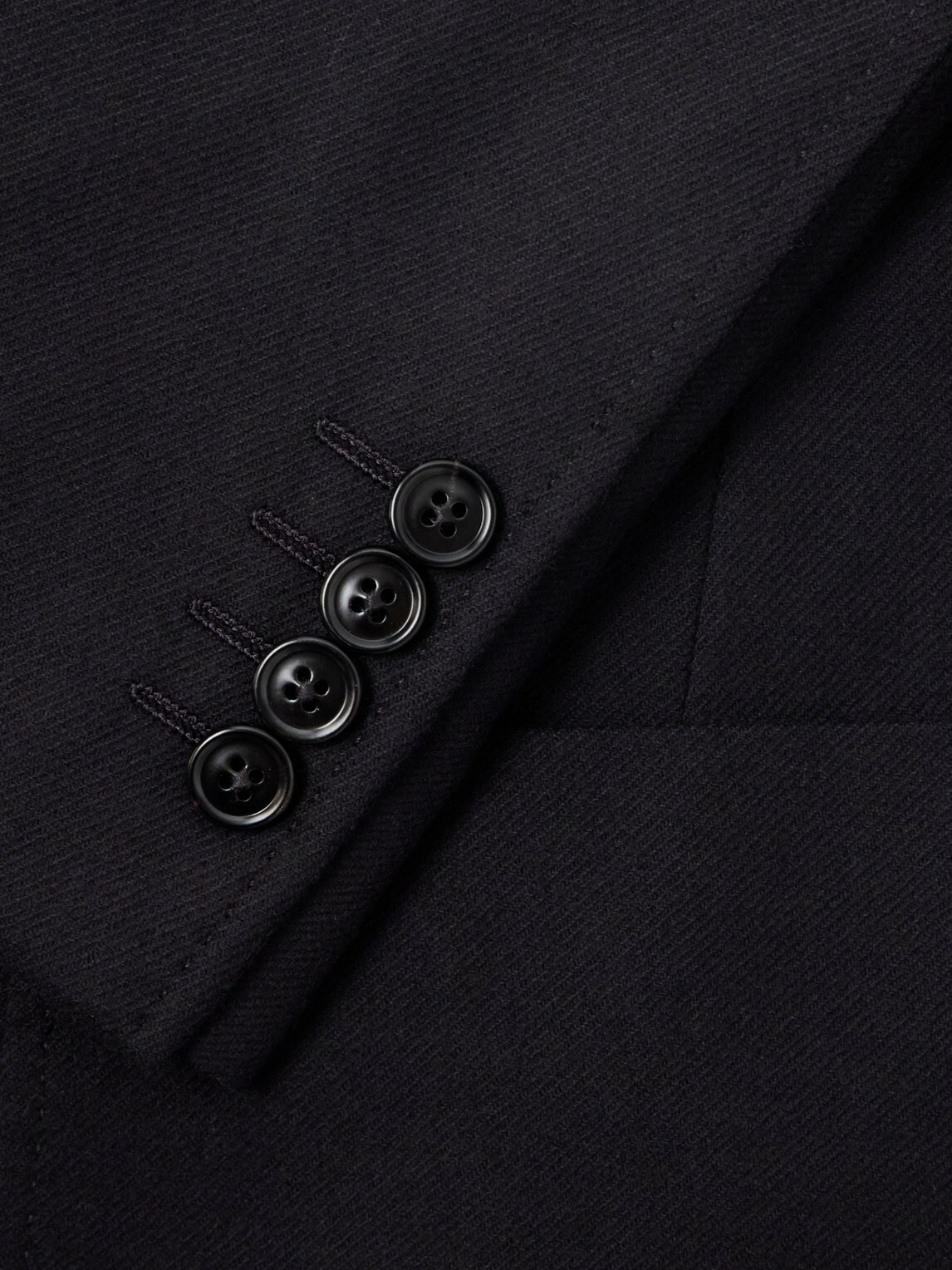 Zegna - Wool and Cashmere-Blend Twill Blazer - Black