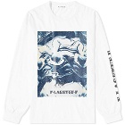 Flagstuff Men's Long Sleeve Strain T-Shirt in White