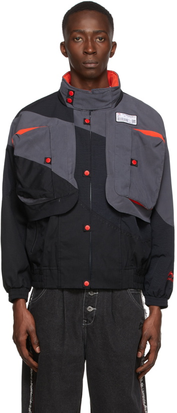Photo: Li-Ning Black & Grey Panel Jacket