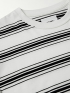 WTAPS - Jam Striped Cotton-Jersey T-Shirt - White