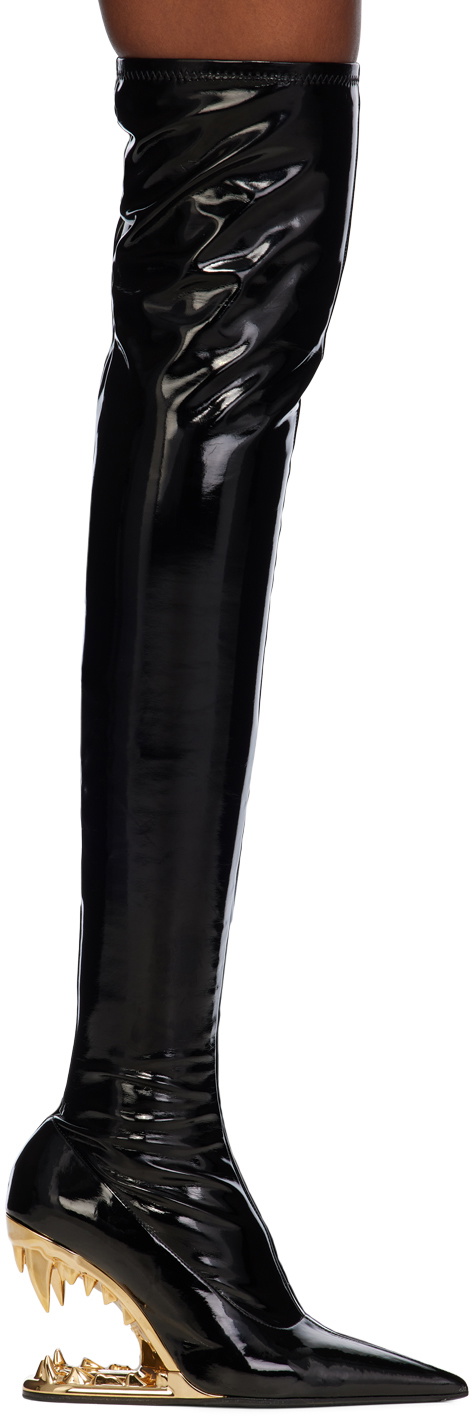 【関税込み】GCDS ブラック Morso ブーツ GCDS Black Morso Boots GCDS