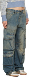 Golden Goose Blue Distressed Jeans