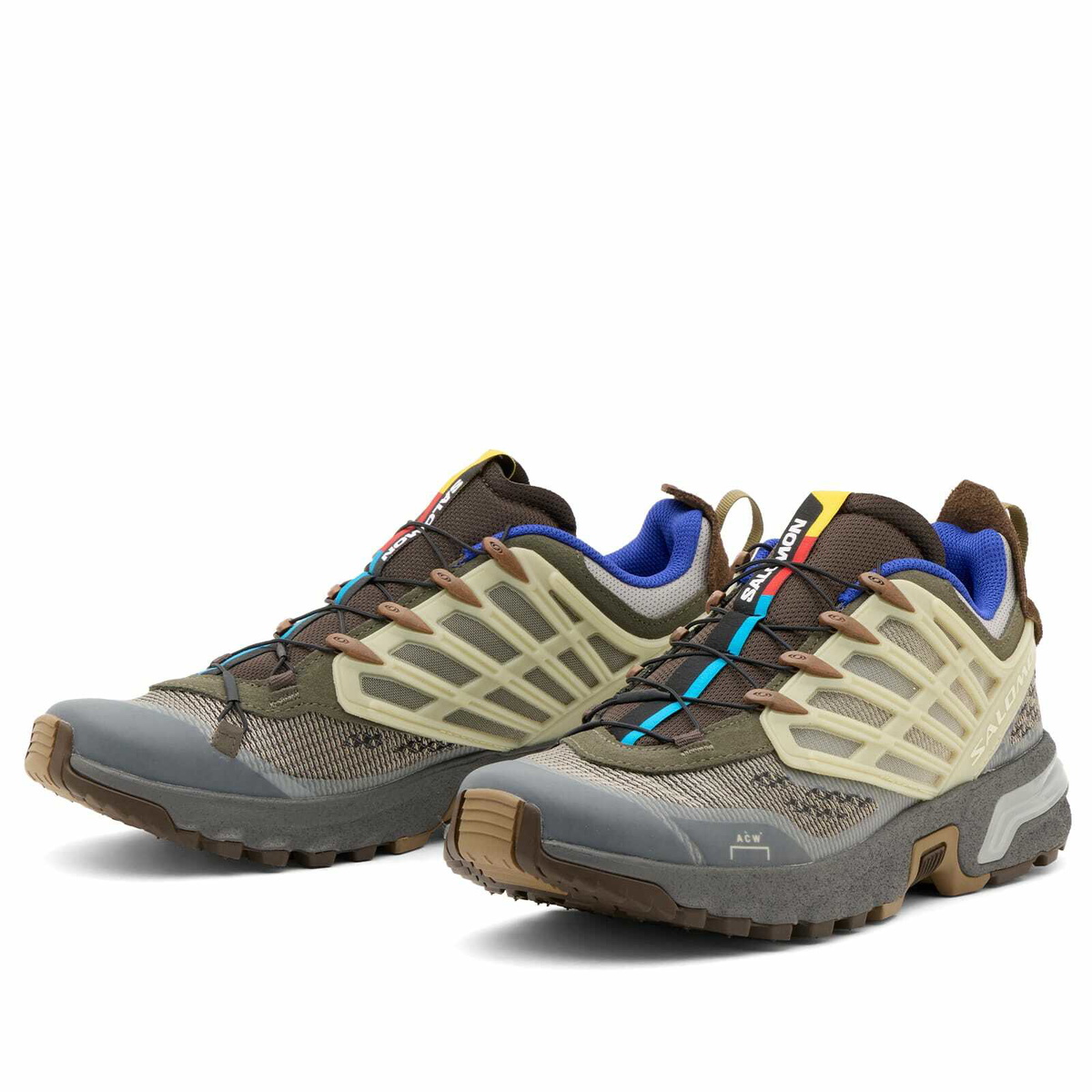 Salomon Men's x A-COLD-WALL ACS Pro Sneaker in Black Olive/Bog/Icicle