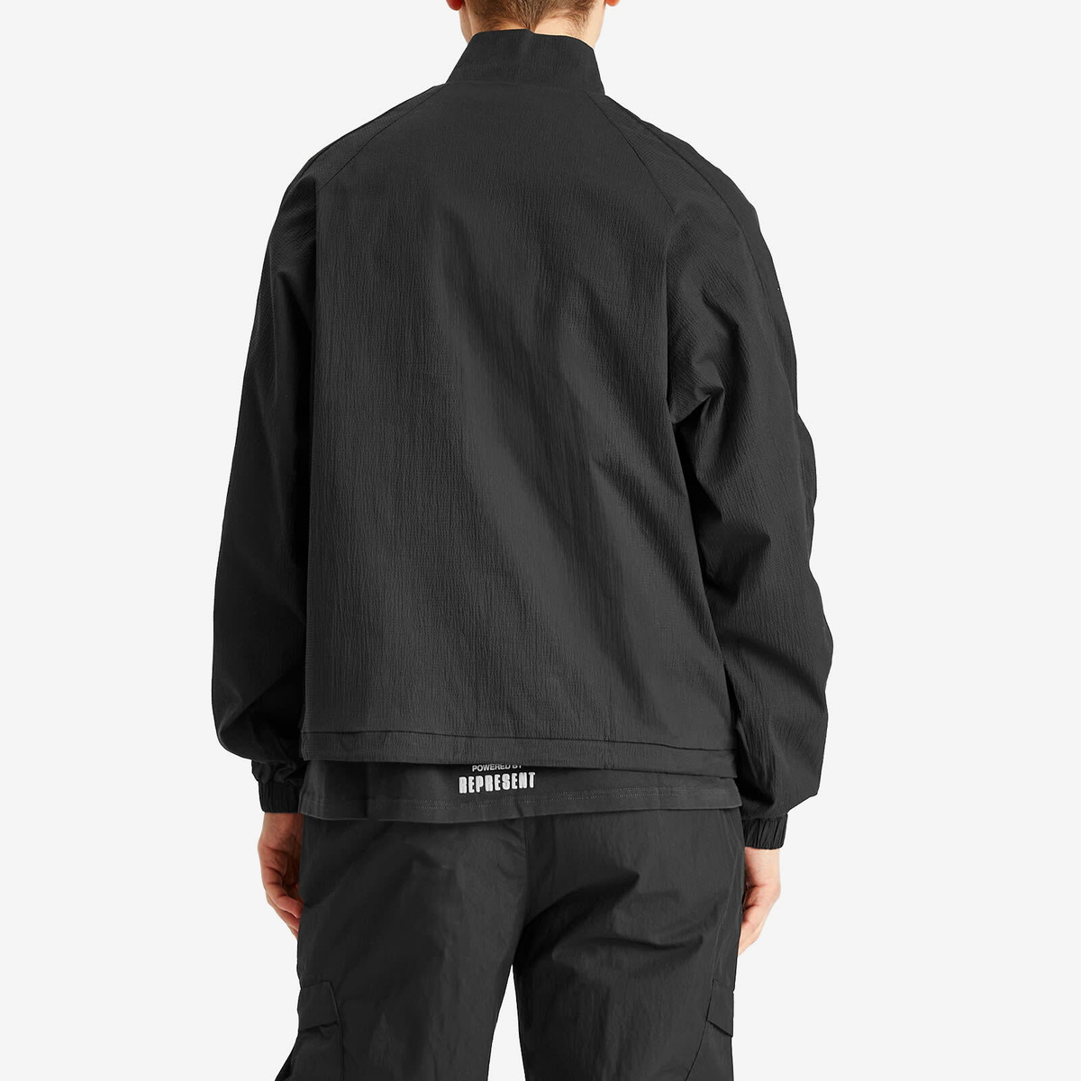 Represent Men's Quarter Zip Jacket in Black Represent