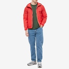 K-Way Men's Le Vrai 3.0 Claude Packable Zip Jacket in Red