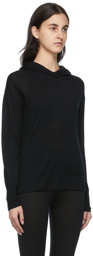 Le Kasha Black Cashmere Madrid Hoodie