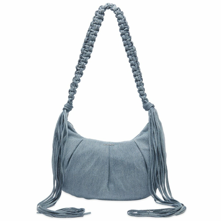 Photo: Holzweiler Women's Big Cocoon Shoulder Bag in Light Blue Mix 